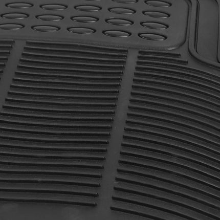 PVC Waterproof Non-Slip Universal Mat Set 3 Pieces Durable Easy Clean for Car