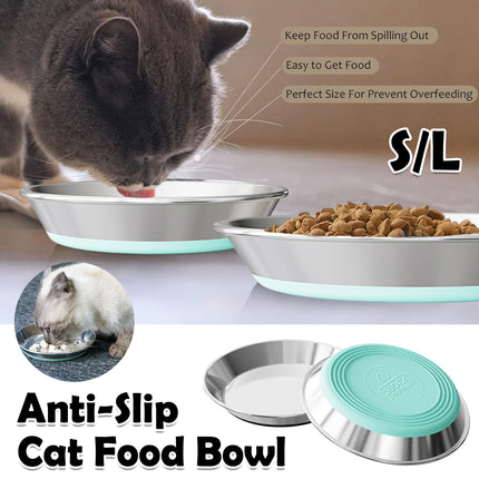 AntiSlip Cat Bowl Pet Food Basin Cat and Dog Feeding Bowl Universal Pet Dish