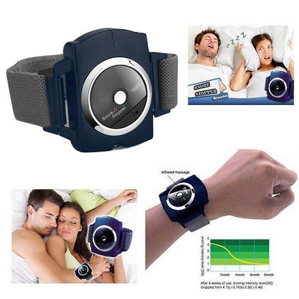 Anti-Snoring Wristband Sleep Connection Anti Snore Bracelet Snoring Aid Sleeping - Aimall