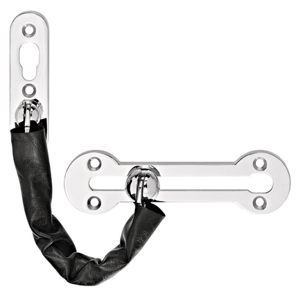Home Security Door Chain Stainless Steel Guard Slide Screws Front Secure Catch