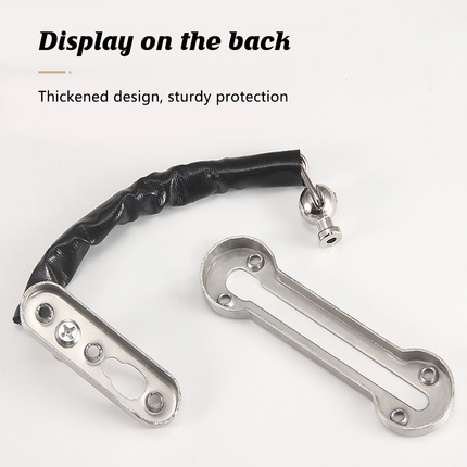 Home Security Door Chain Stainless Steel Guard Slide Screws Front Secure Catch