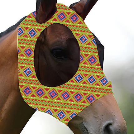 Mosquito Proof Horse Mask Printed Head Cover Large Size Protective for Outdoor