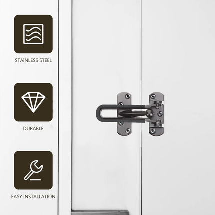 Anti Theft Lock Latch Door Bolt Security Lock For Home Bedroom Bathroom