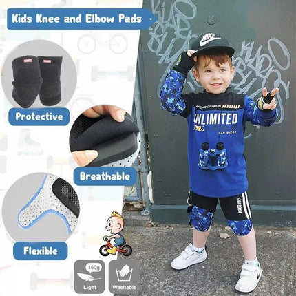 AOLIKES Kid Knee Pad Crash Proof Antislip Basketball Skating Protector AU Stock - Aimall