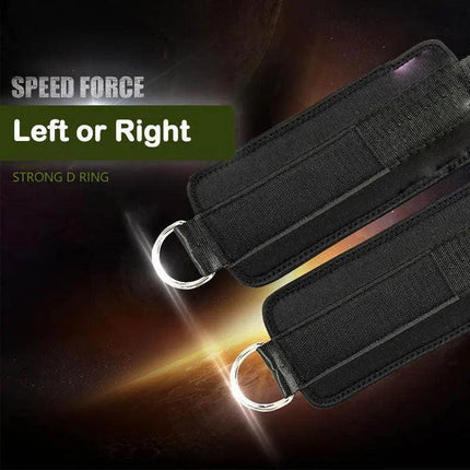 AOLIKES Weight Lifting Ankle D-Ring Strap Cable Kickbacks Attachment Gym Leg AU - Aimall