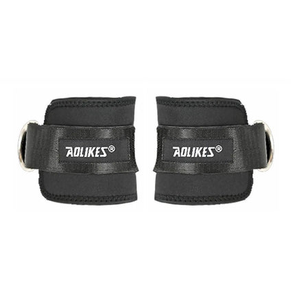 AOLIKES Weight Lifting Ankle D-Ring Strap Cable Kickbacks Attachment Gym Leg AU - Aimall