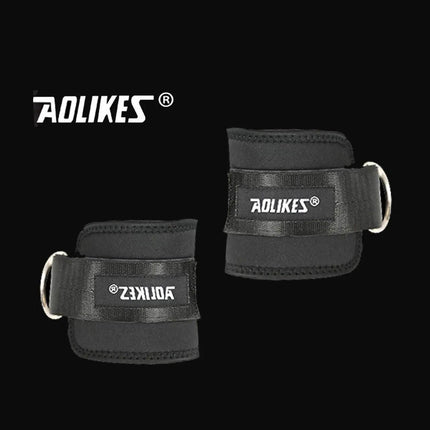 AOLIKES Weight Lifting Ankle D-Ring Strap Cable Kickbacks Attachment Gym Leg AU - Aimall