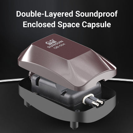 Aquarium Air Pump 4W/6W Oxygen Pump Silence Adjustable for Fish Tank Use