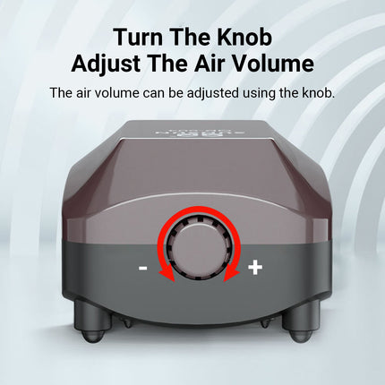 Aquarium Air Pump 4W/6W Oxygen Pump Silence Adjustable for Fish Tank Use