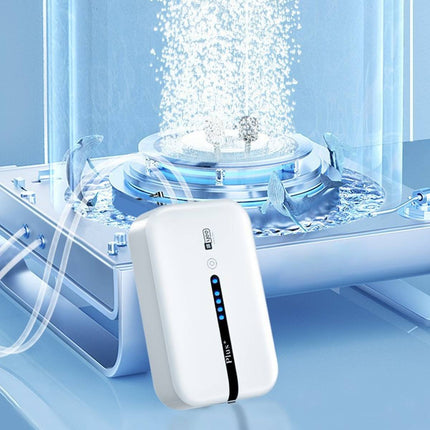 Rechargeable Aquarium Air Pump 3L Output LCD Display 70 Hour Battery Life