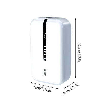Rechargeable Aquarium Air Pump 3L Output LCD Display 70 Hour Battery Life