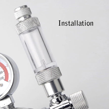 Aquarium CO2 Bubble Counter Single Head Durable for Fish Tank Planted Aquarium