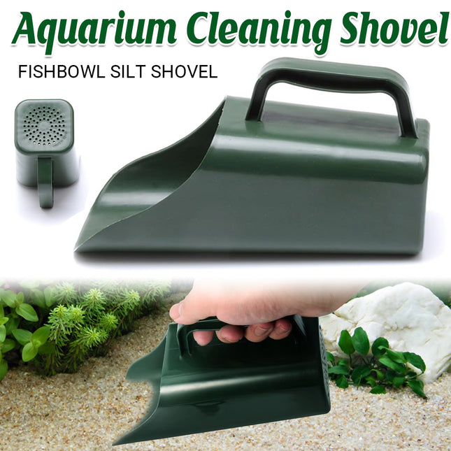 Aquarium Sand Cleaning Shovel Water Permeable for Fish Tank Gravel Cleaning Use
