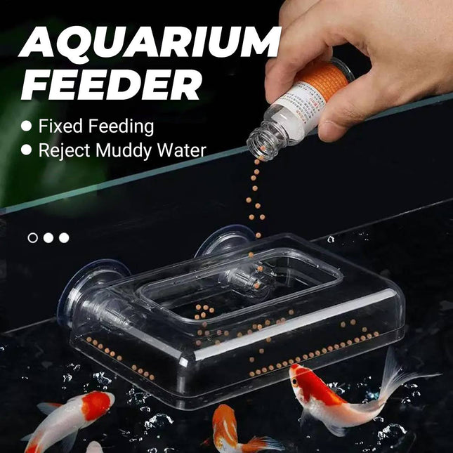 Acrylic Aquarium Fixed Feeding Ring Suction Mount