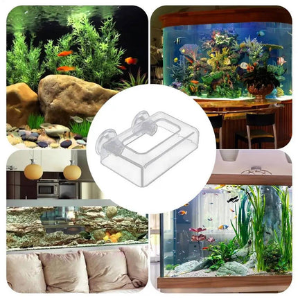 Acrylic Aquarium Fixed Feeding Ring Suction Mount