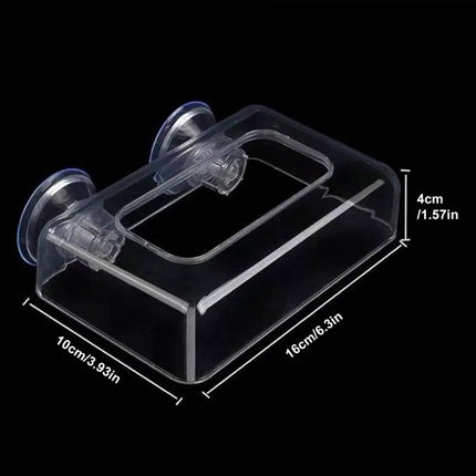 Acrylic Aquarium Fixed Feeding Ring Suction Mount