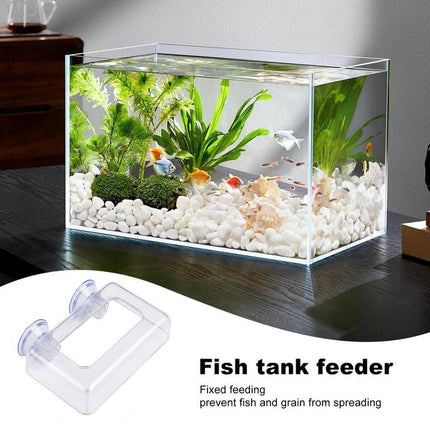 Acrylic Aquarium Fixed Feeding Ring Suction Mount