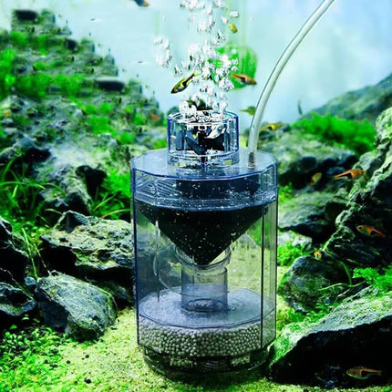 Aquarium Waste Suction Collector Filter with Bio Media