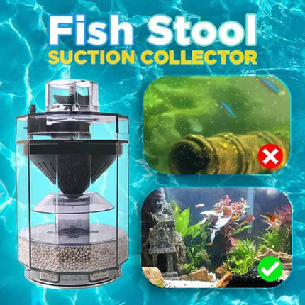 Aquarium Waste Suction Collector Filter with Bio Media