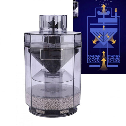 Aquarium Waste Suction Collector Filter with Bio Media