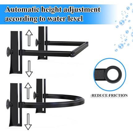 Fish Tank Floating Feeding Ring Aquarium Food Feeder Anti-Waste Fish Feeding Tool