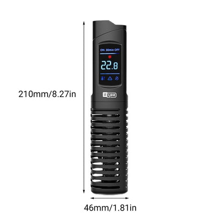 Explosion Proof Quartz Aquarium Heater Rod 50W 100W Digital Thermostat