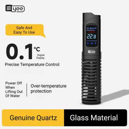 Explosion Proof Quartz Aquarium Heater Rod 50W 100W Digital Thermostat