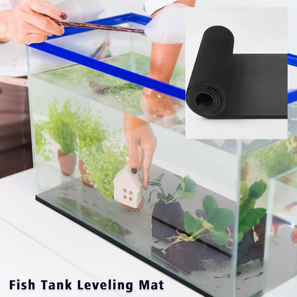 Aquarium Leveling Mat Non Slip Waterproof Thick for Fish Tank Stand Base Use