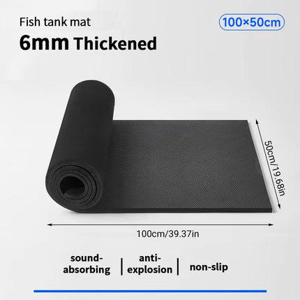 Aquarium Leveling Mat Non Slip Waterproof Thick for Fish Tank Stand Base Use