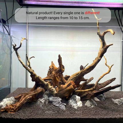 Natural Aquarium Driftwood Porous Shrimp Wood Fish Tank Aquascape Decoration