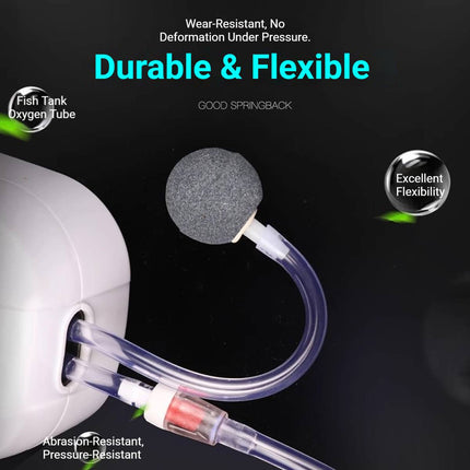 6 Meter Aquarium Air Pump Tubing 6mm Flexible Hose with Accessory Kit