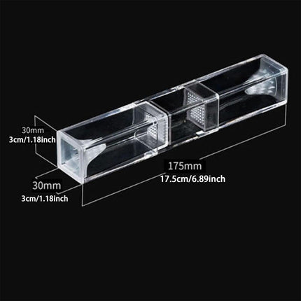 Aquarium Planaria Worm Catcher 17.5x3x3cm Transparent for Fish Tank Cleaning Use