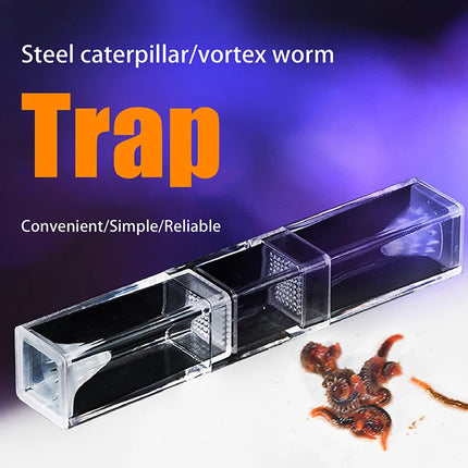 Aquarium Planaria Worm Catcher 17.5x3x3cm Transparent for Fish Tank Cleaning Use