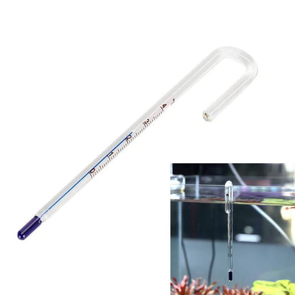Hang On Aquarium Glass Thermometer 10mm Rim