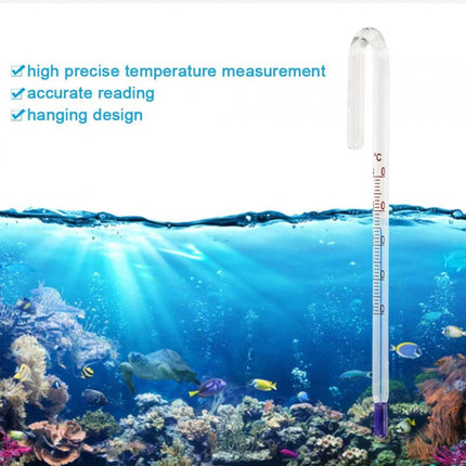Hang On Aquarium Glass Thermometer 10mm Rim