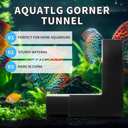 Fish Tank Landscaping Aquarium Underground Tunnel Decoration for Fish Habitat