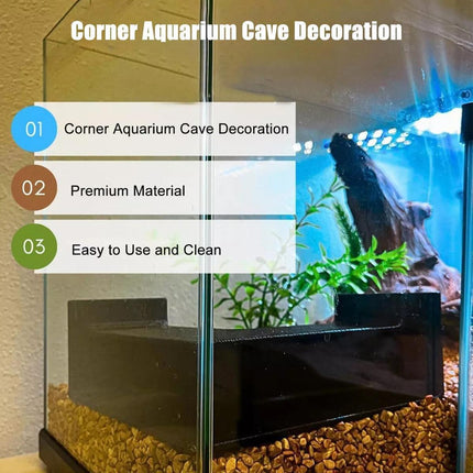 Fish Tank Landscaping Aquarium Underground Tunnel Decoration for Fish Habitat