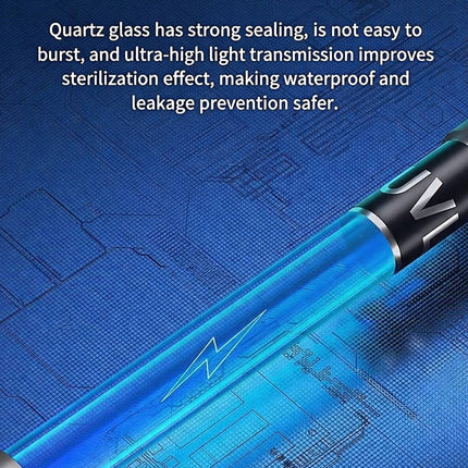 Submersible UV Sterilizer Lamp with Shade Cover for Aquarium Fish Tank Algae