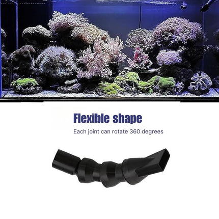 Adjustable Duckbill Aquarium Outlet Nozzles 5 Pack