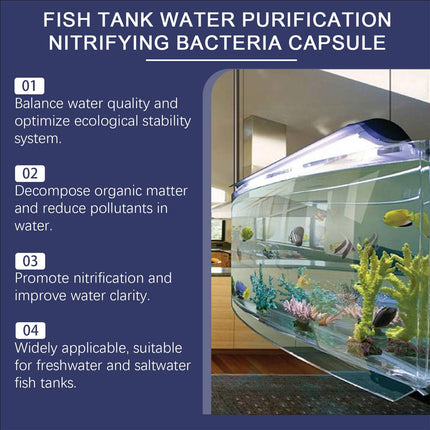 Aquarium Water Purification Capsules 30g Fish Tank