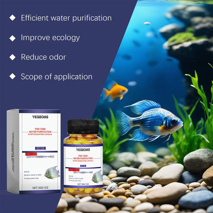 Aquarium Water Purification Capsules 30g Fish Tank