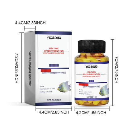 Aquarium Water Purification Capsules 30g Fish Tank