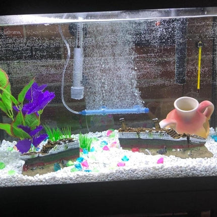 Titanic Shipwreck Aquarium Decoration for Fish Tank Aquascape Underwater Decor