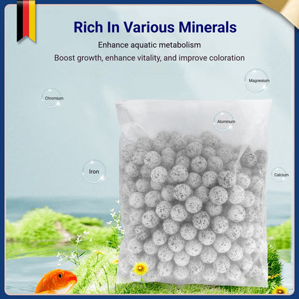 Hollow Quartz Ball Aquarium Filter Media Bio Filtration Water Purifier Fish