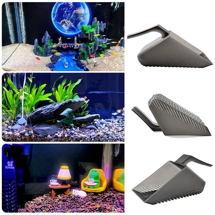 Aquarium Sand Cleaning Scoop Water Permeable for Fish Tank Gravel Cleaning Use