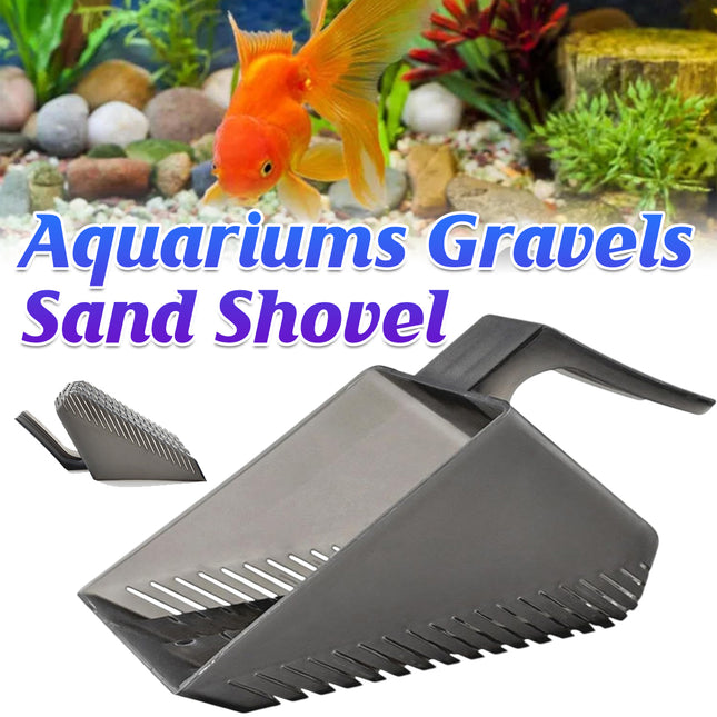 Aquarium Sand Cleaning Scoop Water Permeable for Fish Tank Gravel Cleaning Use