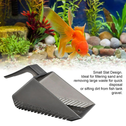 Aquarium Sand Cleaning Scoop Water Permeable for Fish Tank Gravel Cleaning Use