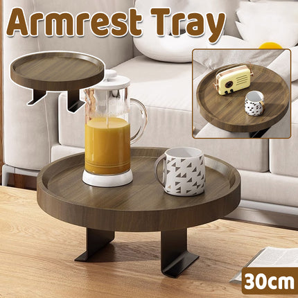 Simple Sofa Armrest Tray Adjustable Non Slip for Coffee Fruit Phone Snacks