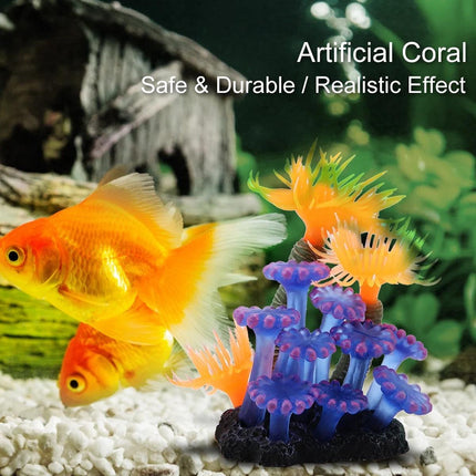 Fish Tank Decoration Soft Coral Simulation Marine Anemone Aquarium Landscape