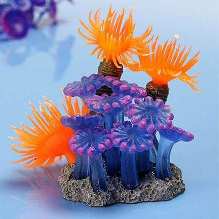 Fish Tank Decoration Soft Coral Simulation Marine Anemone Aquarium Landscape